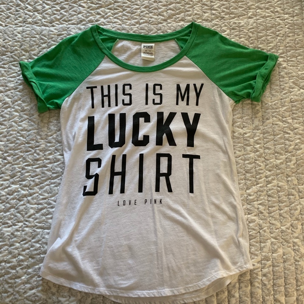 Pink St. Patrick’s Day tee